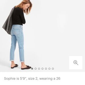 Everlane Boyfriend jeans size 28